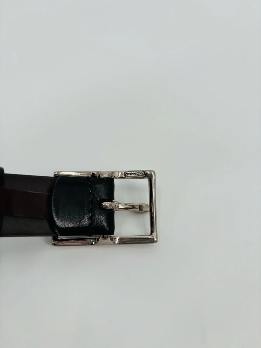 Coach womens size large black belt